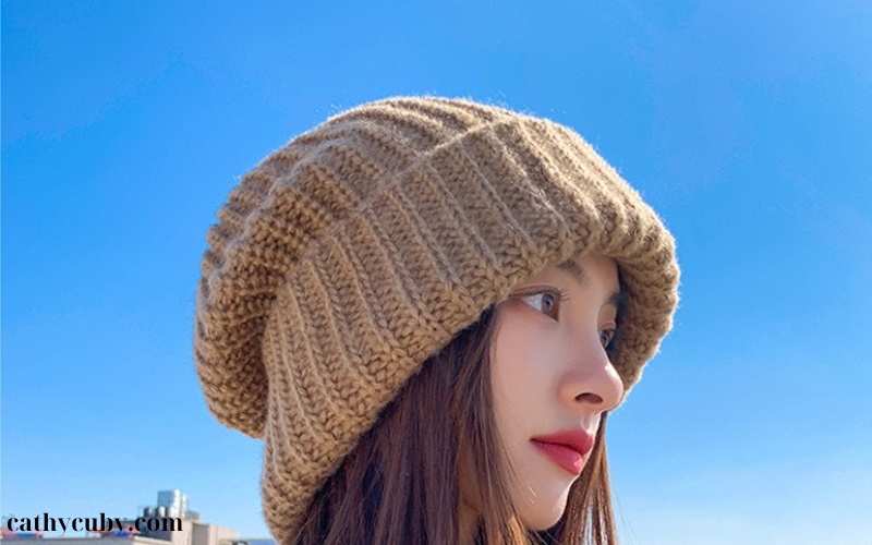 Mũ len beanie oversize (1)